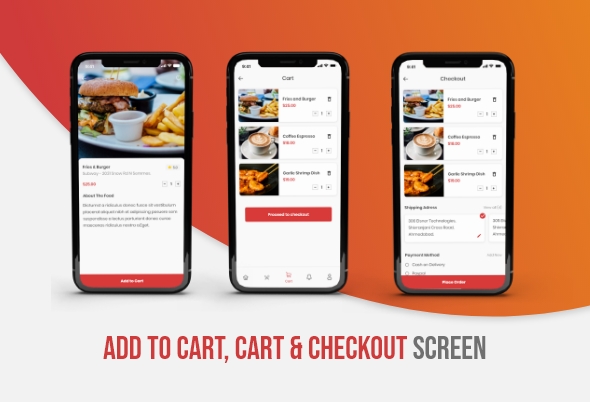 Food Delivery Mobile APP UI Template - 6